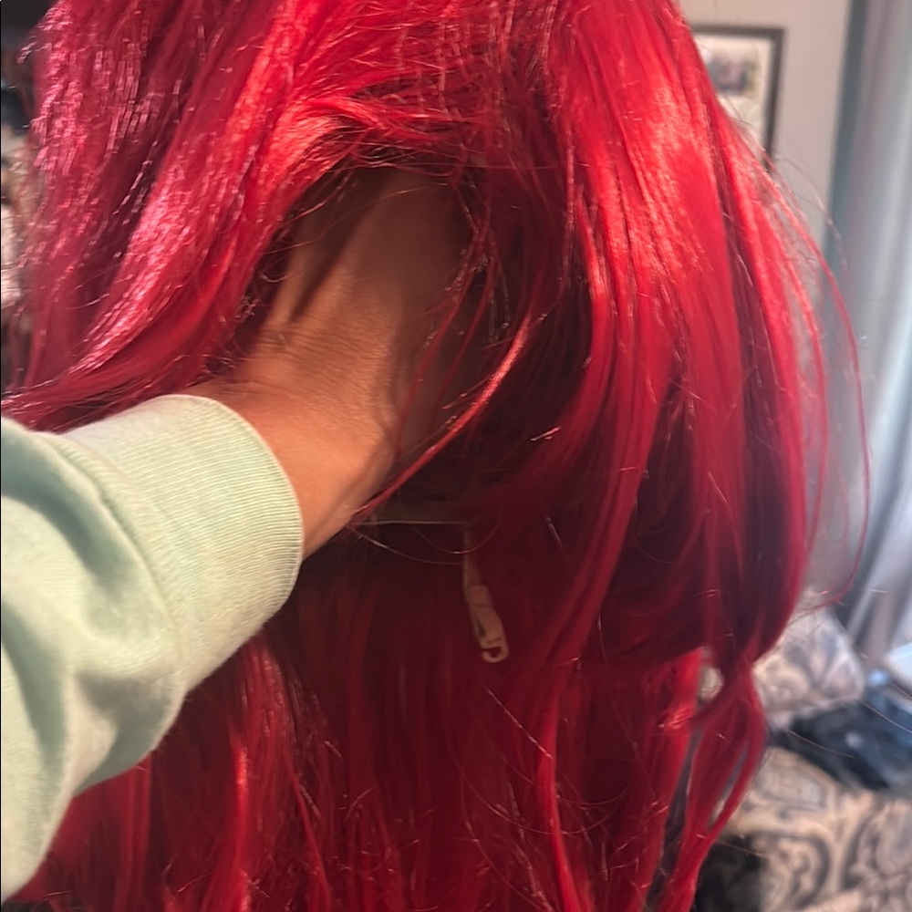 Vibrant Red Women's Hair Wig